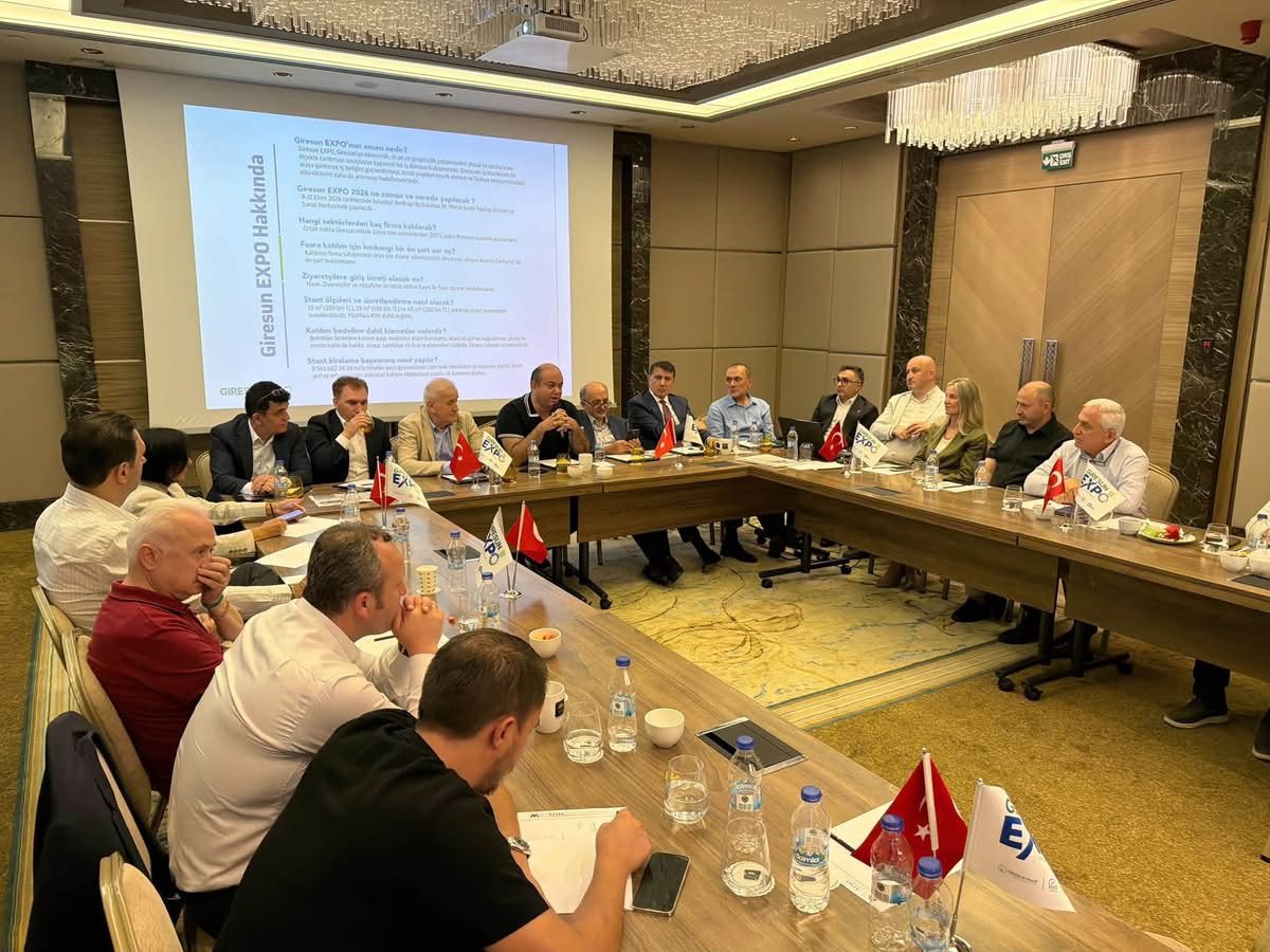 Giresun EXPO sunumu yapılan toplantı